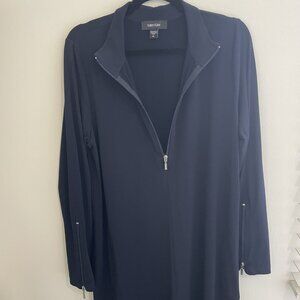 Karen Kane Lifestyle Zip up dress/Navy/XL New